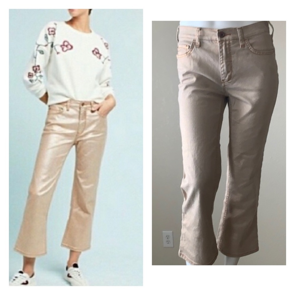 Pilcro and The Letterpress Flared Glitter Pants 26